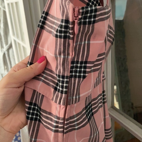 H&M plaid pink dress - Picture 3 of 5
